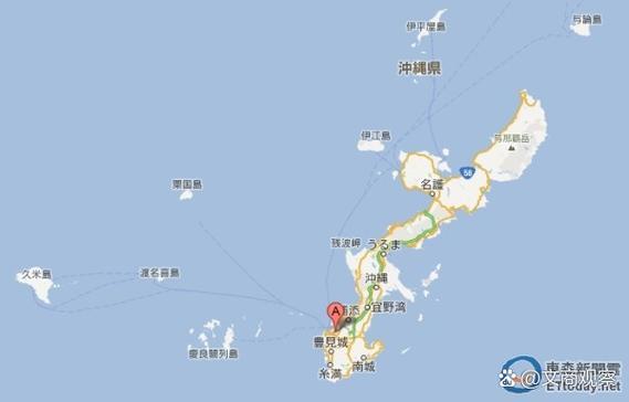 日本冲绳靠近中国哪