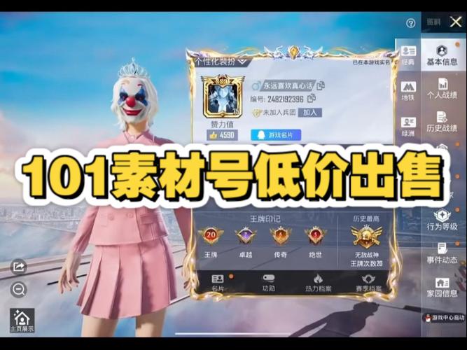 和平精英买账号