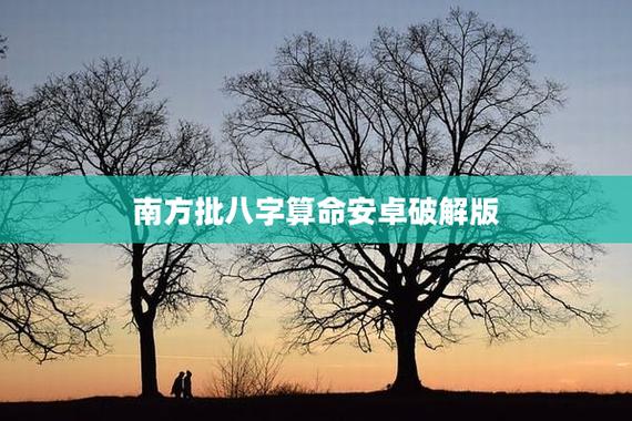 南方八字破解版
