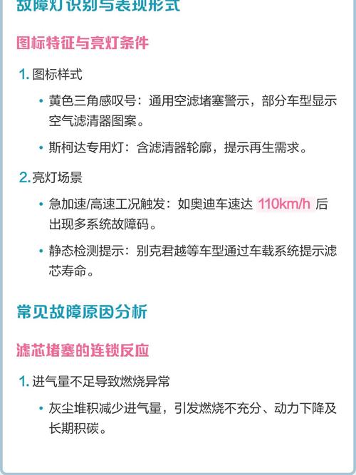 空滤器堵塞灯图标是什么意思截图1