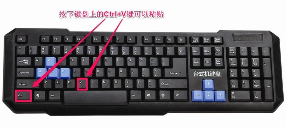 电脑怎么用键盘复制粘贴