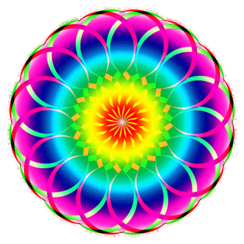 万花筒中的图案怎么画