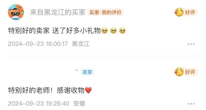 咸鱼给买家好评的句子怎么写