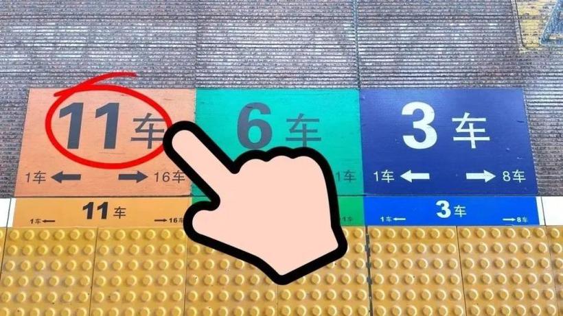 火车车厢号咋看