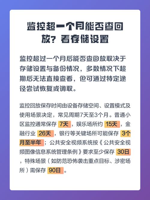 超过一个月的监控怎么查