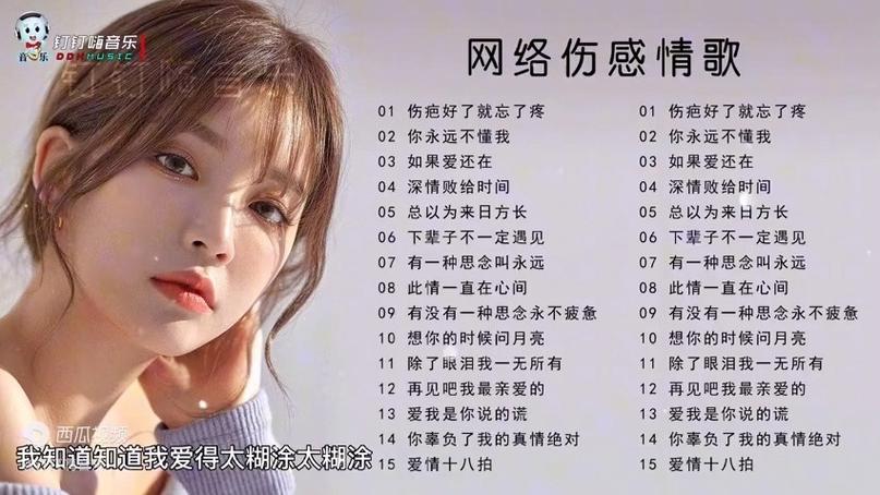 网络情歌伤感歌曲大全