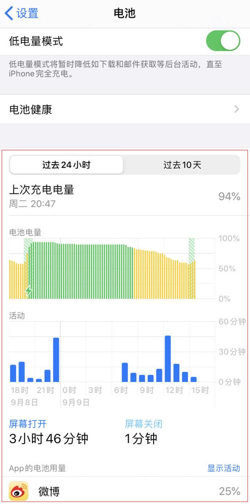 如何关闭苹果电池用量记录