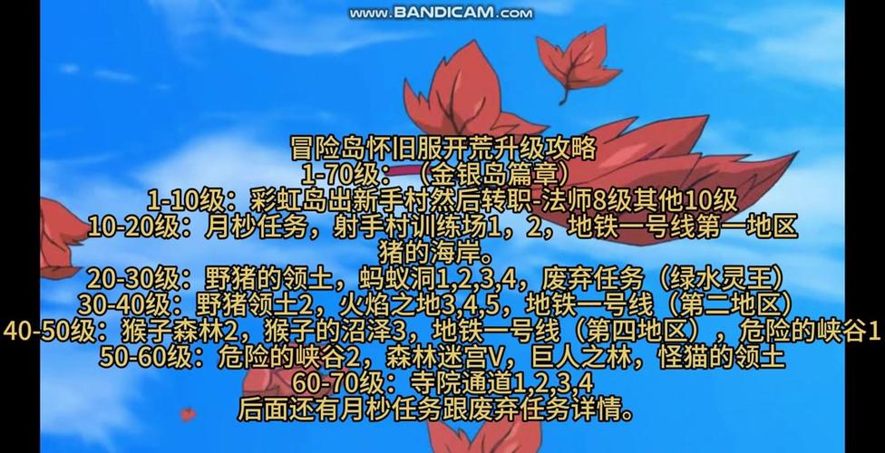冒险岛95级去哪里升级