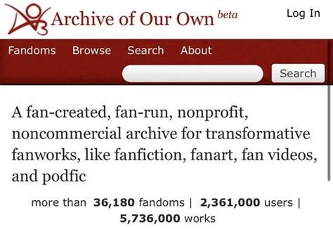 ao3中文网页