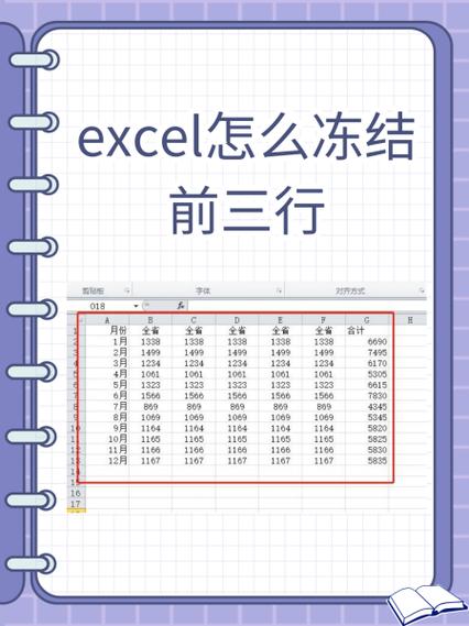 表格怎么冻结前三行