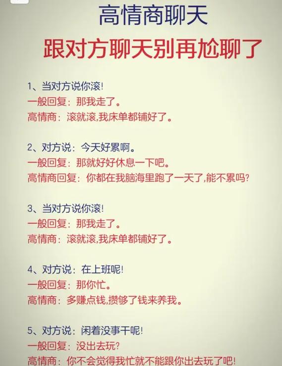 学聊天说话技巧