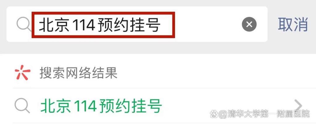 北京114预约挂号怎么查结果