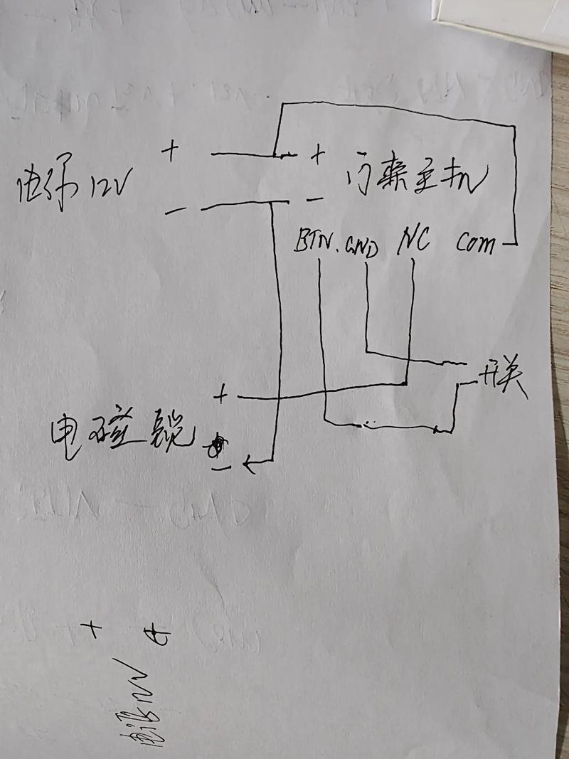 海康人脸识别门禁一体机接线图