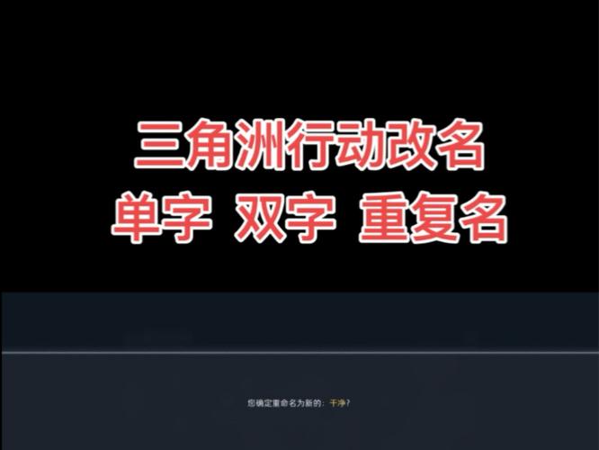 三角洲重复名一键生成