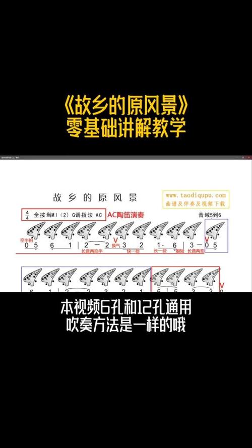 陶笛教学入门零基础