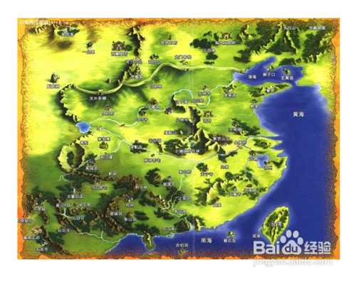 单机游戏天龙八部地图