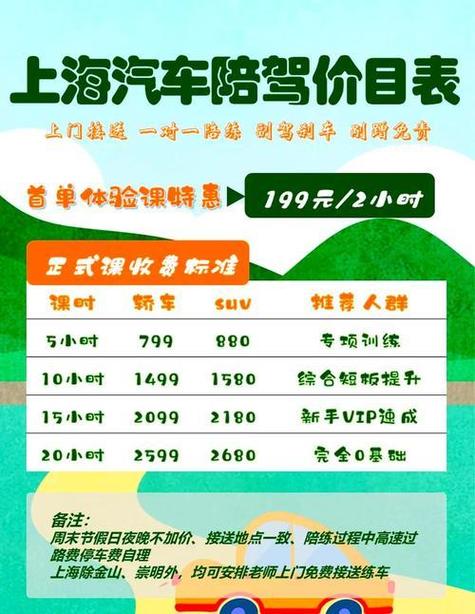 找陪练车的一天多少钱