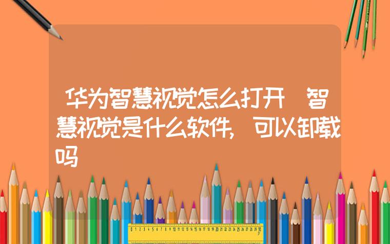 智慧视觉能不能卸载