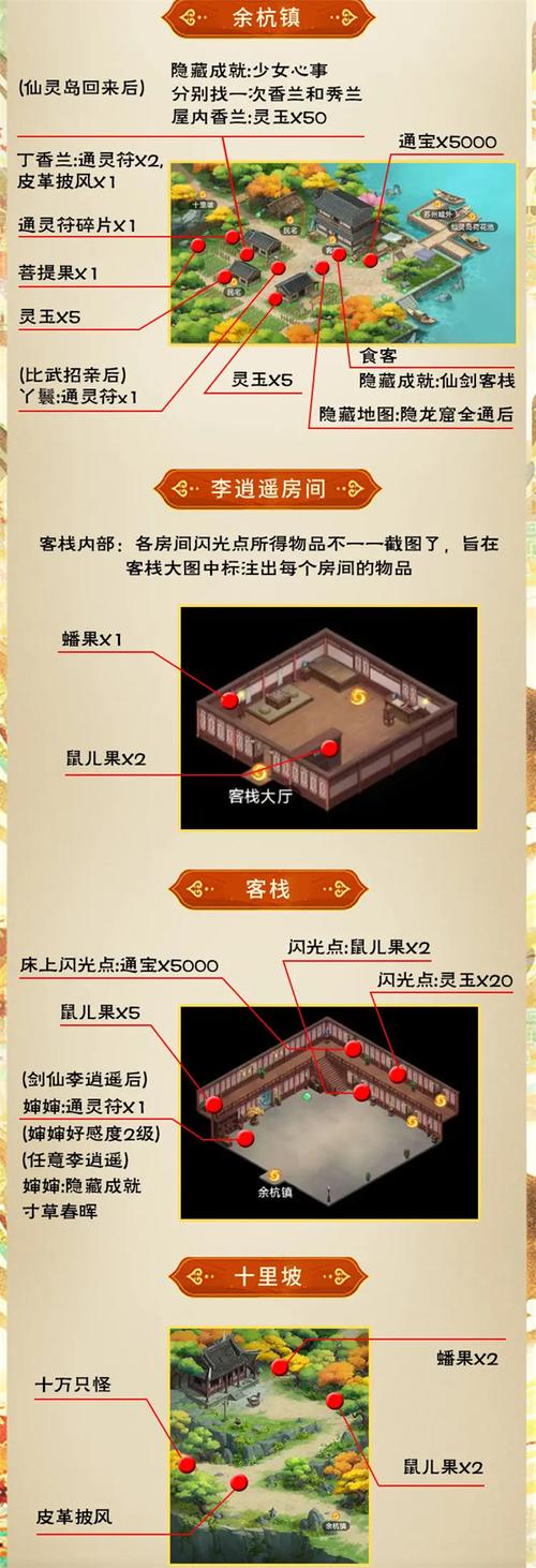 仙剑余杭镇的秘密隐藏任务