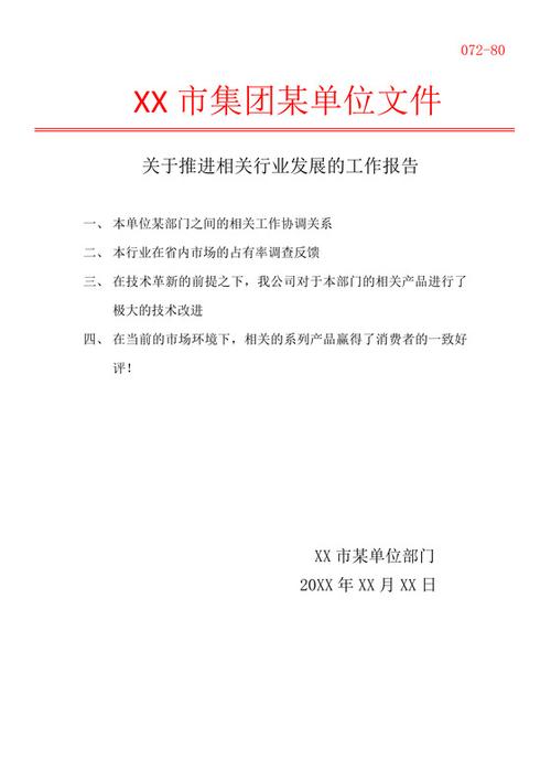 整改报告红头文件模板