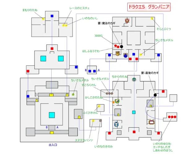勇者斗恶龙5全迷宫地图
