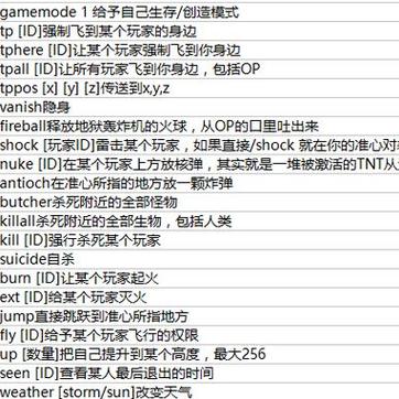 我的世界模组指令代码截图2