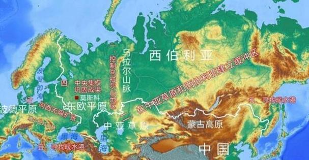 前苏联地图全图放大