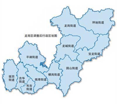 深圳市龙岗区地图全图