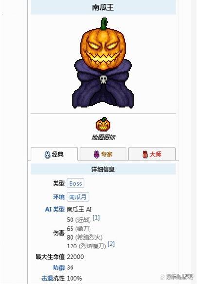 泰拉瑞亚南瓜月勋章ID
