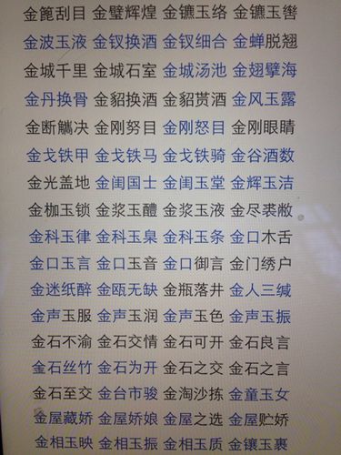 黄金的成语有哪些成语大全