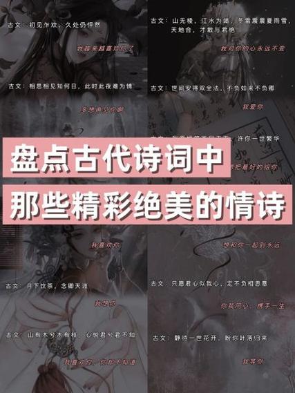 适合当情话的浪漫情诗