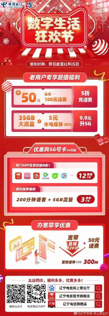 10026网上营业厅的优惠活动