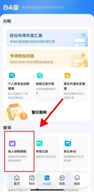 怎么查询个人所得税缴税记录