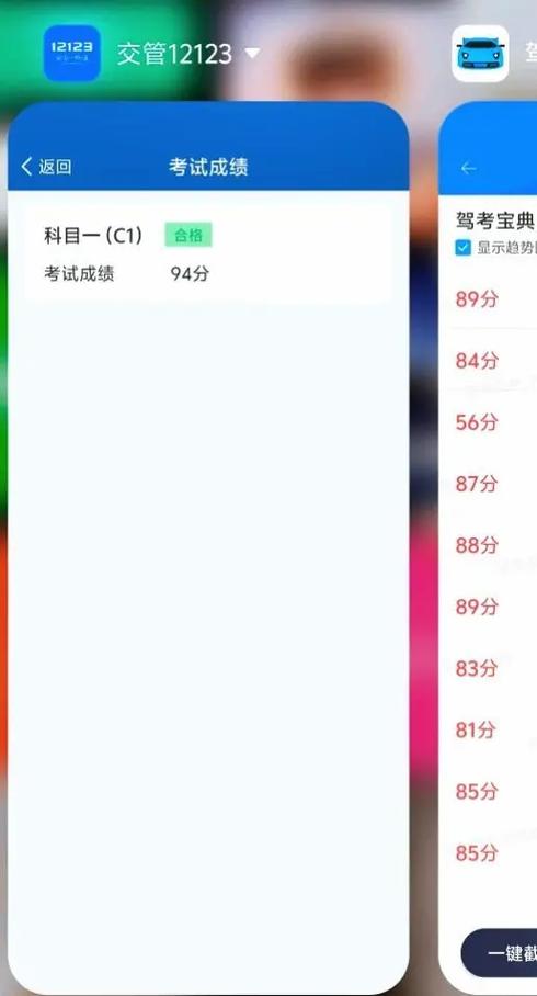 手机考试浮窗截图3