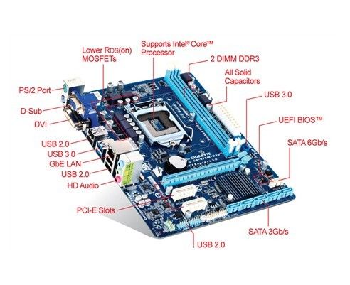 技嘉b75-d3v主板支持多大内存