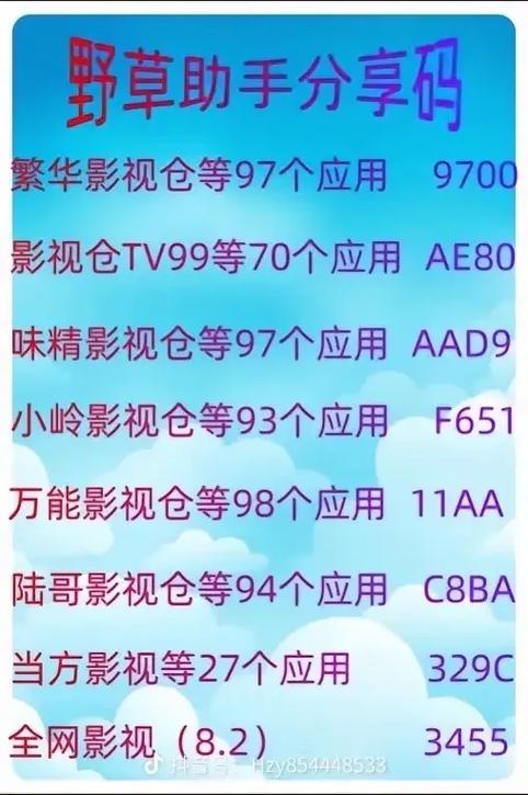 超级iTV野草口令