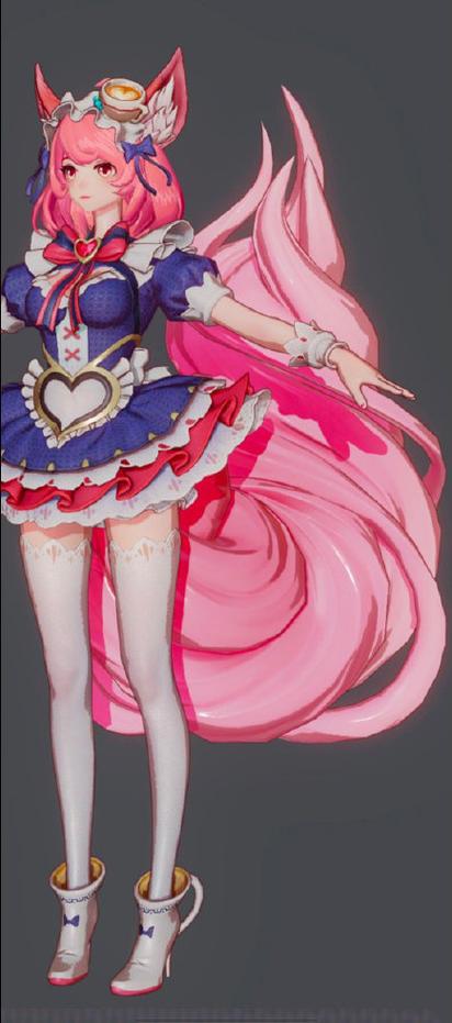 妲己女仆咖啡图片