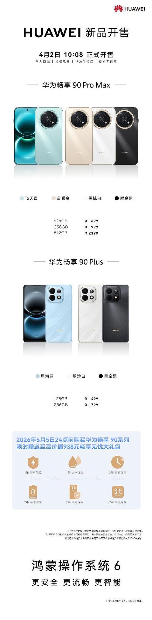华为畅享90plus和promax屏幕分辨率哪个