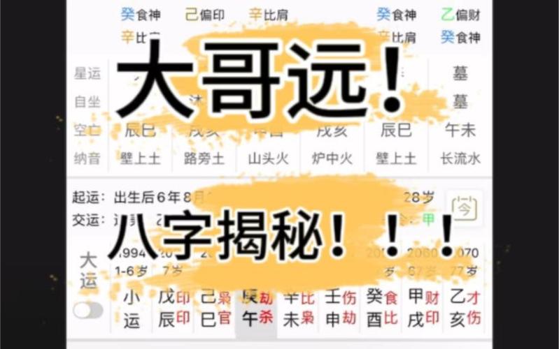 八个字夸大哥
