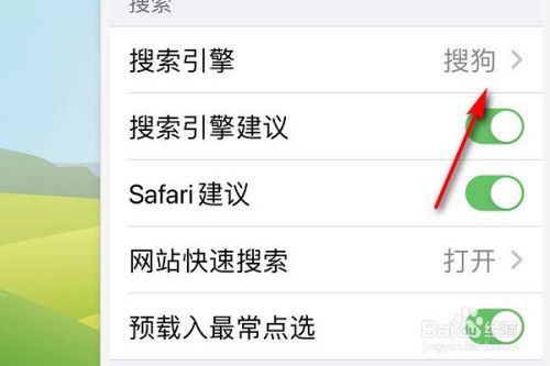 safari搜索建议关闭