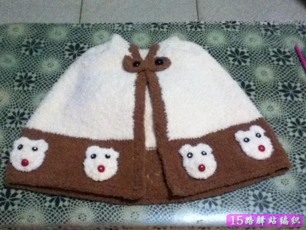 小孩的披风怎么编织
