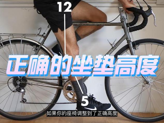 公路车车坐垫的最佳高度示范图