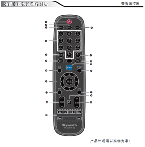 创维使用说明书