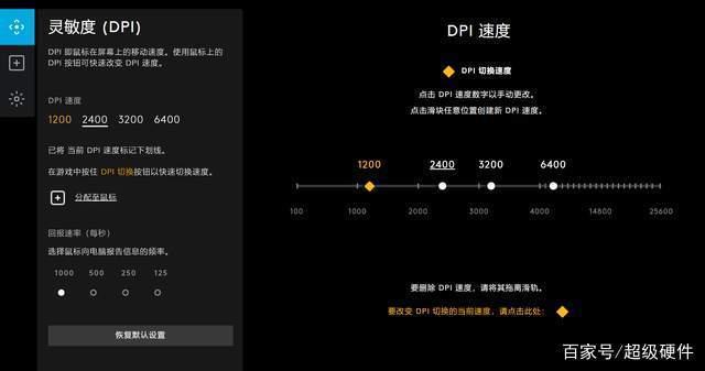 鼠标回报率什么意思