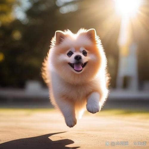 阳光下的小狗图片大全