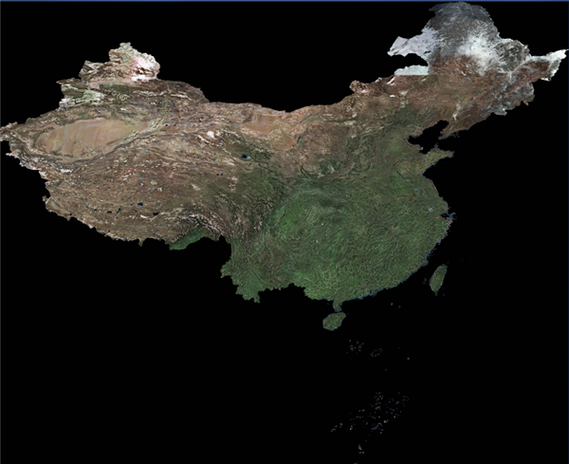 中国卫星覆盖面积