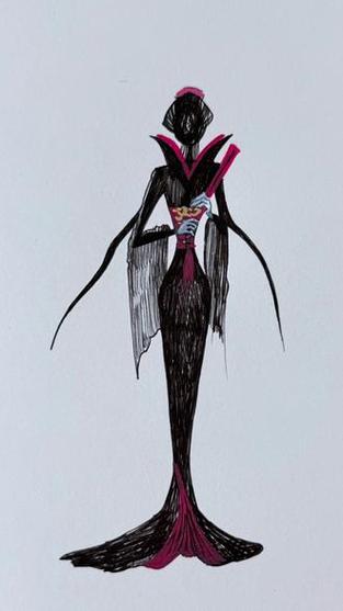 第五人格素描画红蝶截图1