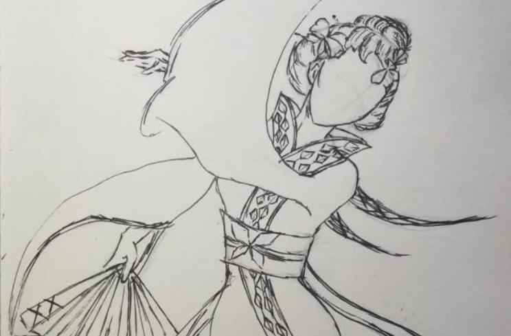 第五人格素描画红蝶截图2