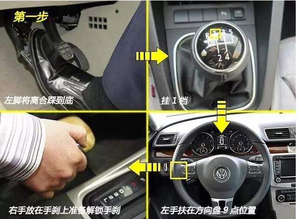 手动挡车怎么开车步骤