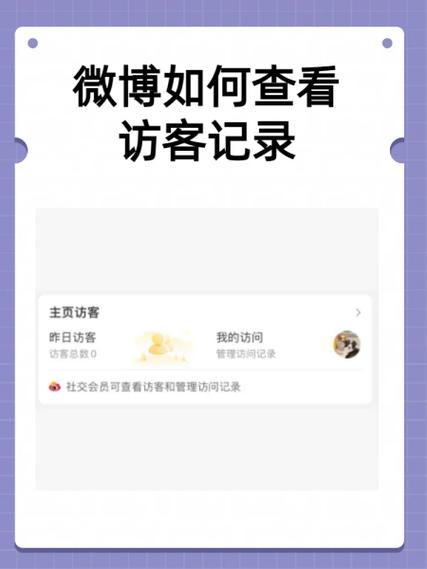 微博能看到访客记录吗